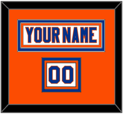 New York Nameplate & Number (Shoulder) - Road White - Premier Tier 3