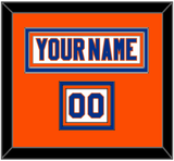 New York Nameplate & Number (Shoulder) - Road White - Triple Mat 3