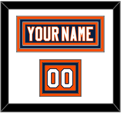 New York Nameplate & Number (Shoulder) - Home Blue (2007-2010) - Premier Tier 1