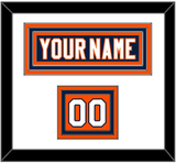 New York Nameplate & Number (Shoulder) - Home Blue (2007-2010) - Triple Mat 1