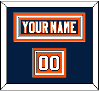 New York Nameplate & Number (Shoulder) - Home Blue (2007-2010) - Premier Tier 2