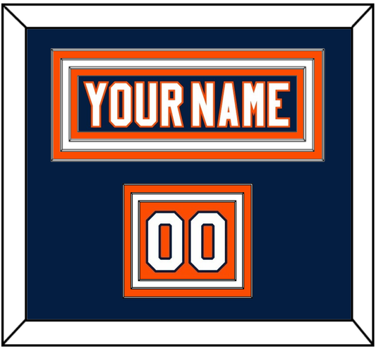 New York Nameplate & Number (Shoulder) - Home Blue (2007-2010) - Premier Tier 2