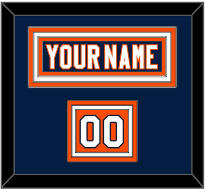 New York Nameplate & Number (Shoulder) - Home Blue (2007-2010) - Premier Tier 2