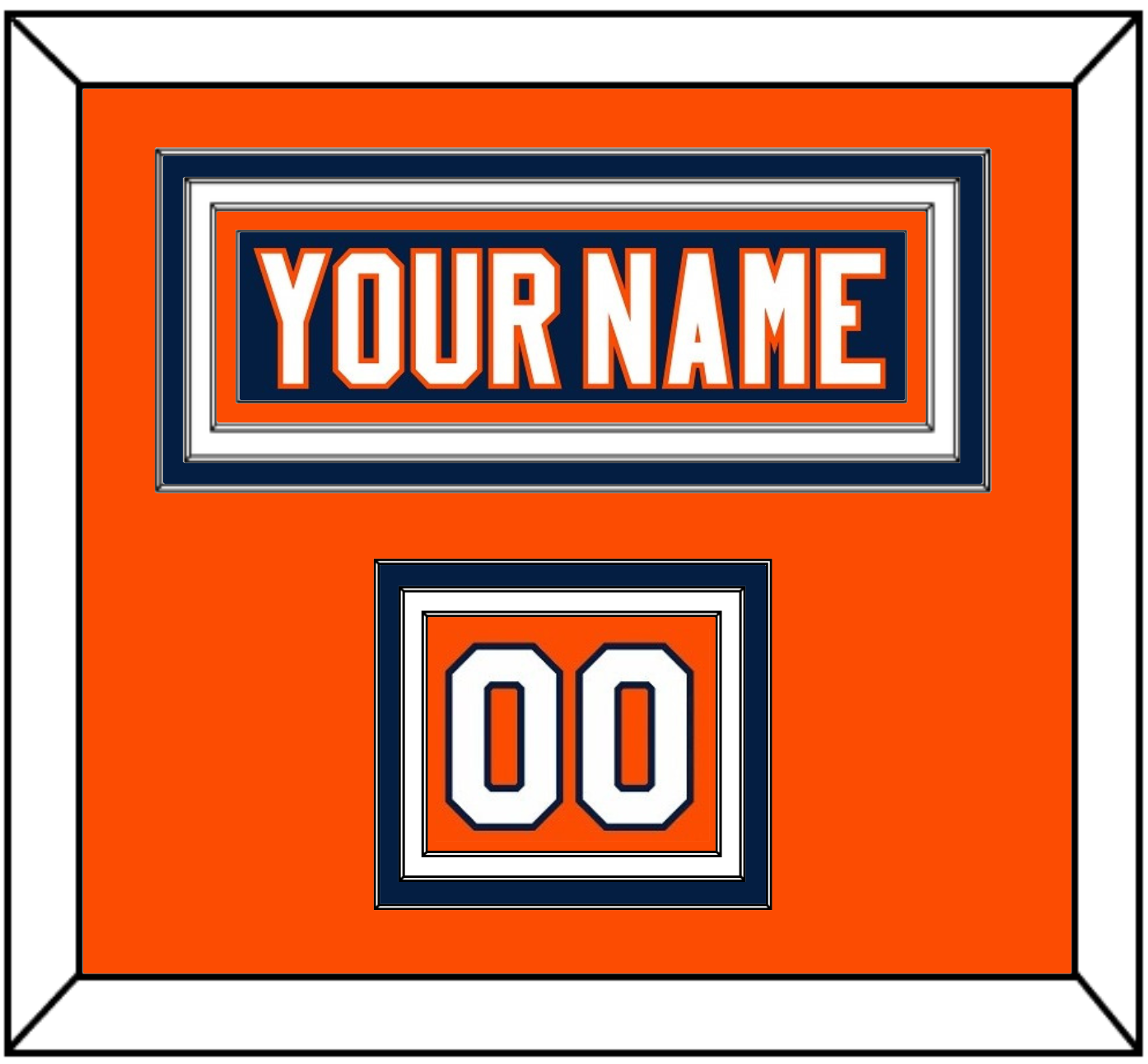 New York Nameplate & Number (Shoulder) - Home Blue (2007-2010) - Premier Tier 3
