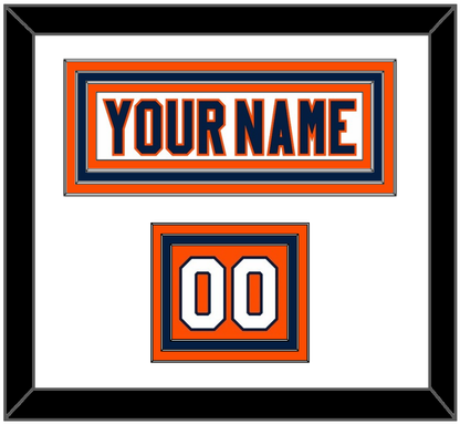 New York Nameplate & Number (Shoulder) - Road White (2007-2010) - Premier Tier 1