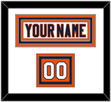 New York Nameplate & Number (Shoulder) - Road White (2007-2010) - Triple Mat 1