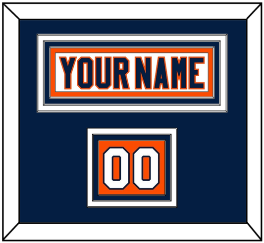 New York Nameplate & Number (Shoulder) - Road White (2007-2010) - Premier Tier 2