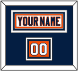 New York Nameplate & Number (Shoulder) - Road White (2007-2010) - Triple Mat 2