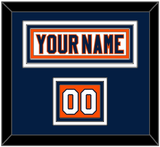 New York Nameplate & Number (Shoulder) - Road White (2007-2010) - Triple Mat 2