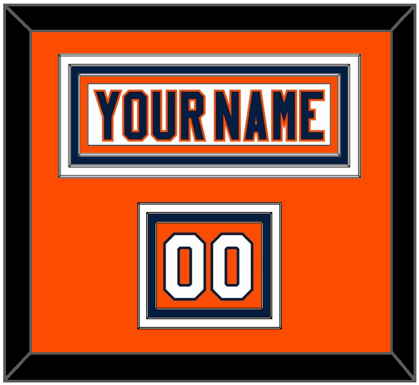 New York Nameplate & Number (Shoulder) - Road White (2007-2010) - Premier Tier 3