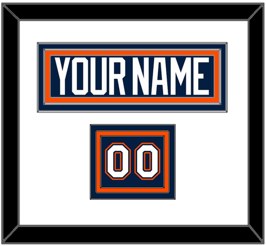 New York Nameplate & Number (Shoulder) - Road Blue Jersey (1998-2007) - Premier Tier 1