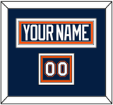New York Nameplate & Number (Shoulder) - Road Blue Jersey (1998-2007) - Triple Mat 2