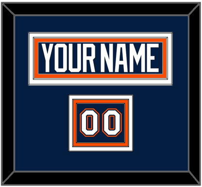 New York Nameplate & Number (Shoulder) - Road Blue Jersey (1998-2007) - Premier Tier 2
