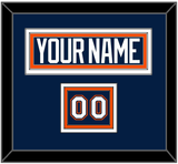 New York Nameplate & Number (Shoulder) - Road Blue Jersey (1998-2007) - Triple Mat 2