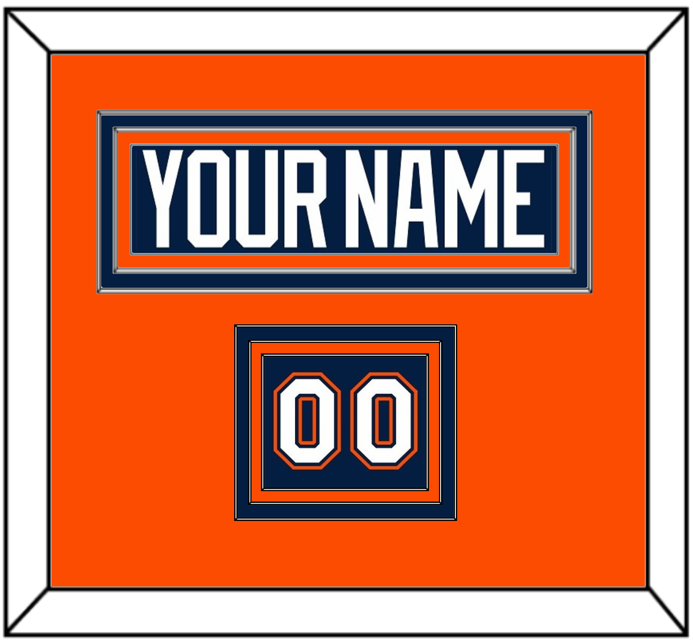 New York Nameplate & Number (Shoulder) - Road Blue Jersey (1998-2007) - Premier Tier 3