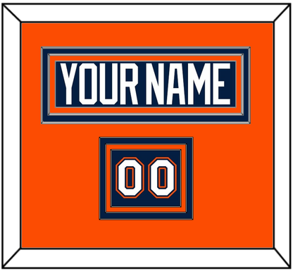 New York Nameplate & Number (Shoulder) - Road Blue Jersey (1998-2007) - Premier Tier 3
