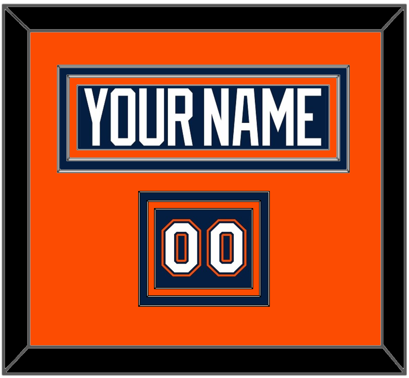 New York Nameplate & Number (Shoulder) - Road Blue Jersey (1998-2007) - Premier Tier 3