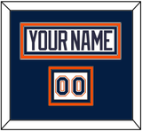 New York Nameplate & Number (Shoulder) - Home White Jersey (1998-2007) - Triple Mat 2