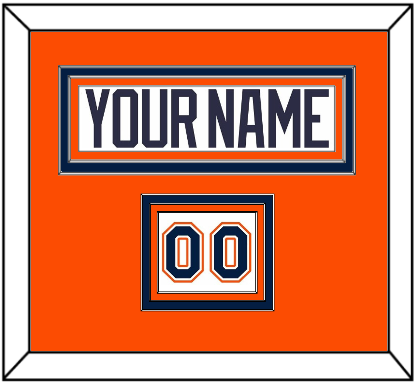 New York Nameplate & Number (Shoulder) - Home White Jersey (1998-2007) - Premier Tier 3
