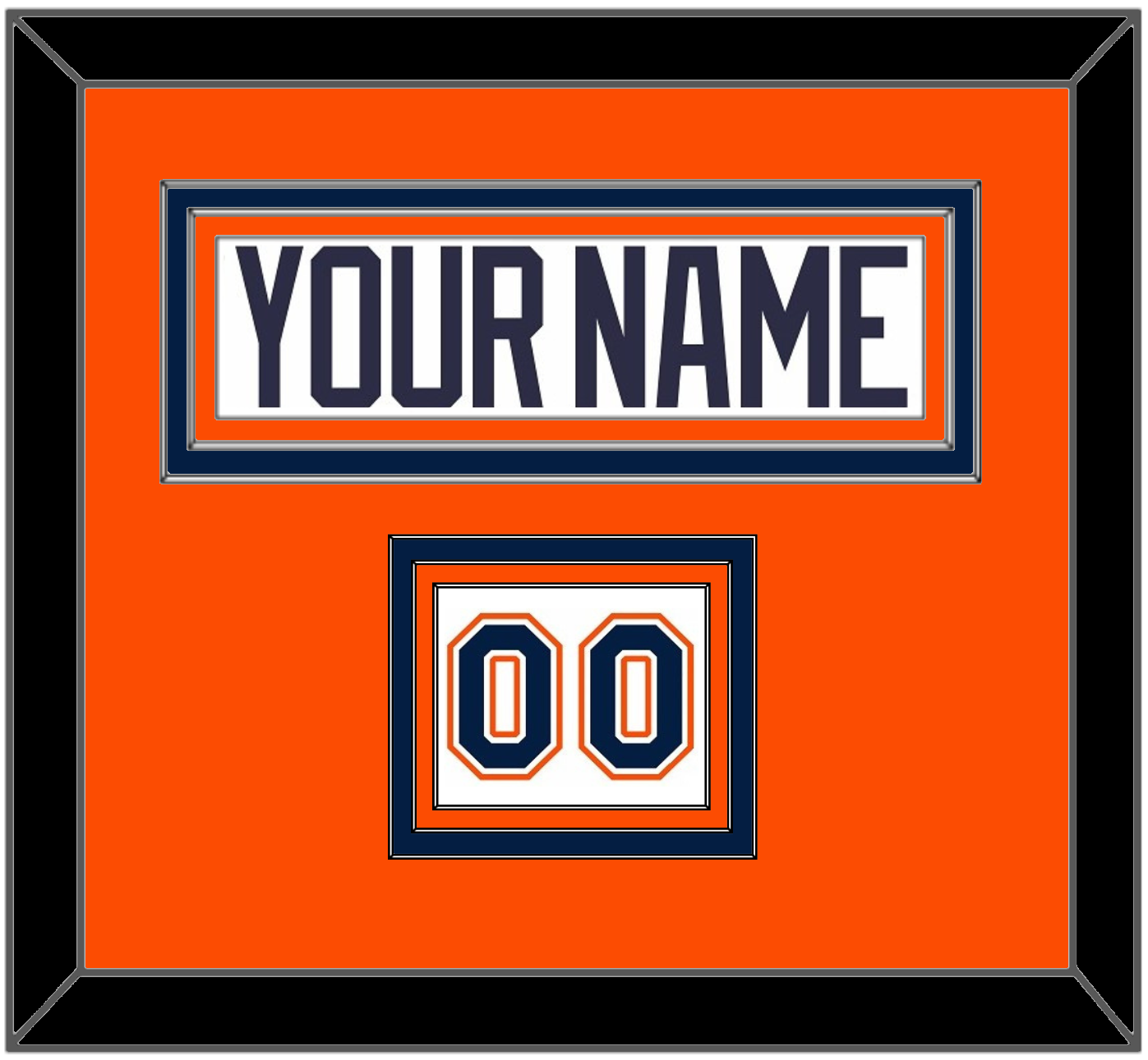 New York Nameplate & Number (Shoulder) - Home White Jersey (1998-2007) - Premier Tier 3