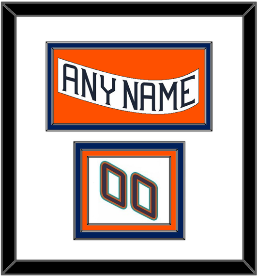 New York Nameplate & Number (Shoulder) - Home White (1995-1998) - Premier Tier 1