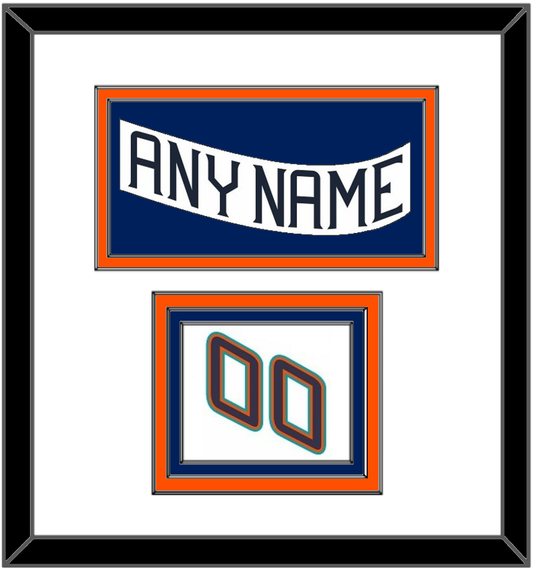 New York Nameplate & Number (Shoulder) - Home White (1995-1998) - Premier Tier 2