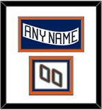 New York Nameplate & Number (Shoulder) - Home White (1995-1998) - Triple Mat 2