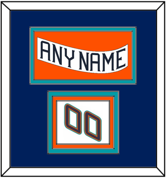 New York Nameplate & Number (Shoulder) - Home White (1995-1998) - Premier Tier 3