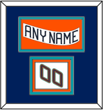 New York Nameplate & Number (Shoulder) - Home White (1995-1998) - Triple Mat 3