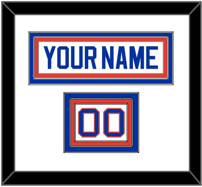 New York Nameplate & Number (Shoulder) - Home White (1984-1995) - Premier Tier 1