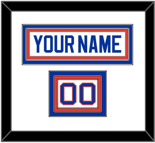 New York Nameplate & Number (Shoulder) - Home White (1984-1995) - Premier Tier 1