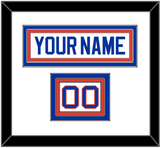New York Nameplate & Number (Shoulder) - Home White (1984-1995) - Triple Mat 1