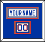 New York Nameplate & Number (Shoulder) - Home White (1984-1995) - Triple Mat 2