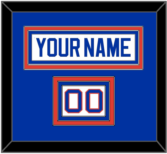 New York Nameplate & Number (Shoulder) - Home White (1984-1995) - Premier Tier 2