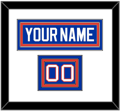 New York Nameplate & Number (Shoulder) - Road Blue (1984-1995) - Premier Tier 1