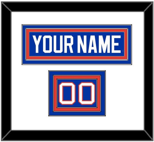 New York Nameplate & Number (Shoulder) - Road Blue (1984-1995) - Premier Tier 1