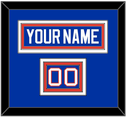 New York Nameplate & Number (Shoulder) - Road Blue (1984-1995) - Premier Tier 2