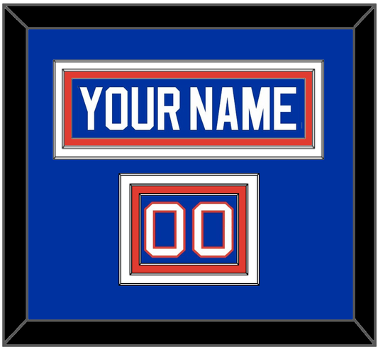 New York Nameplate & Number (Shoulder) - Road Blue (1984-1995) - Premier Tier 2
