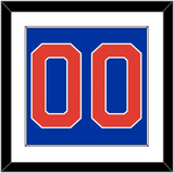 New York Number (Back) - Road Blue (1972-1973) - Single Mat 1