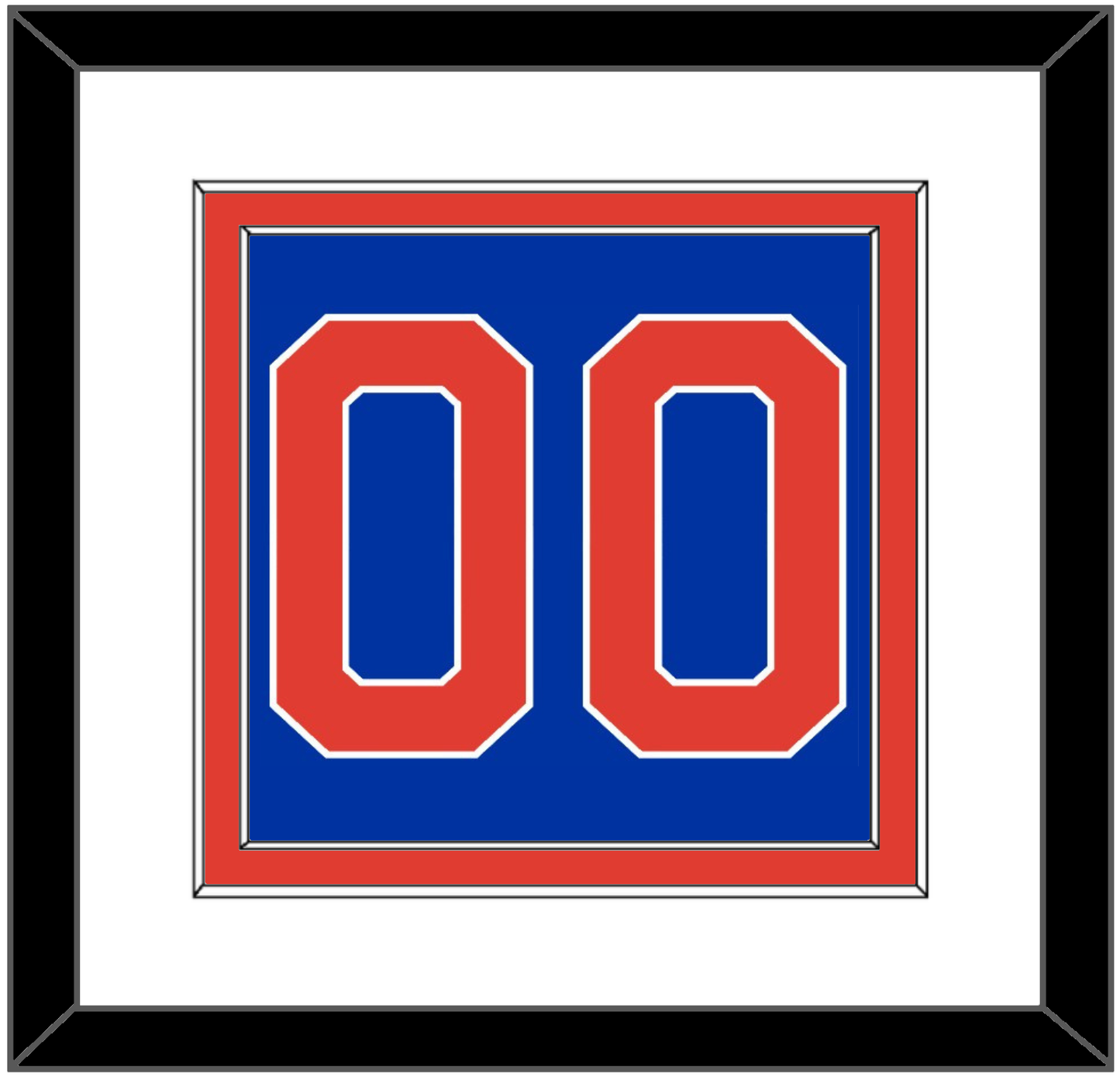 New York Number (Back) - Road Blue (1972-1973) - Signature Tier 1