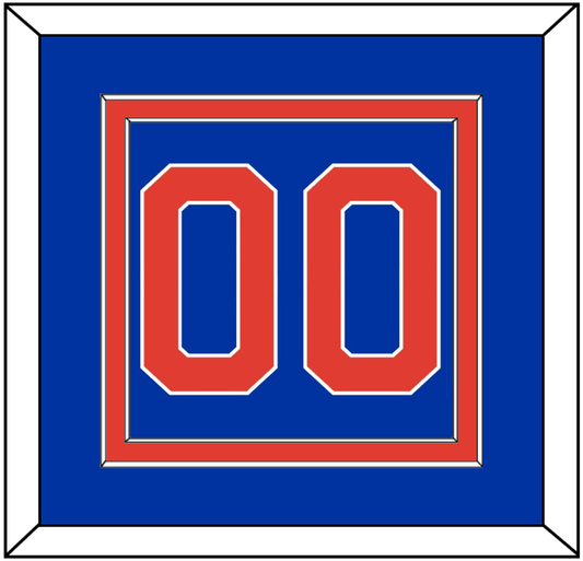 New York Number (Back) - Road Blue (1972-1973) - Signature Tier 2