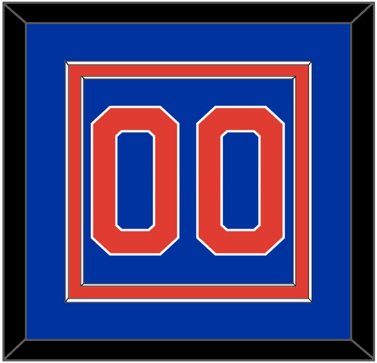 New York Number (Back) - Road Blue (1972-1973) - Signature Tier 2