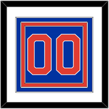 New York Number (Back) - Road Blue (1972-1973) - Triple Mat 1