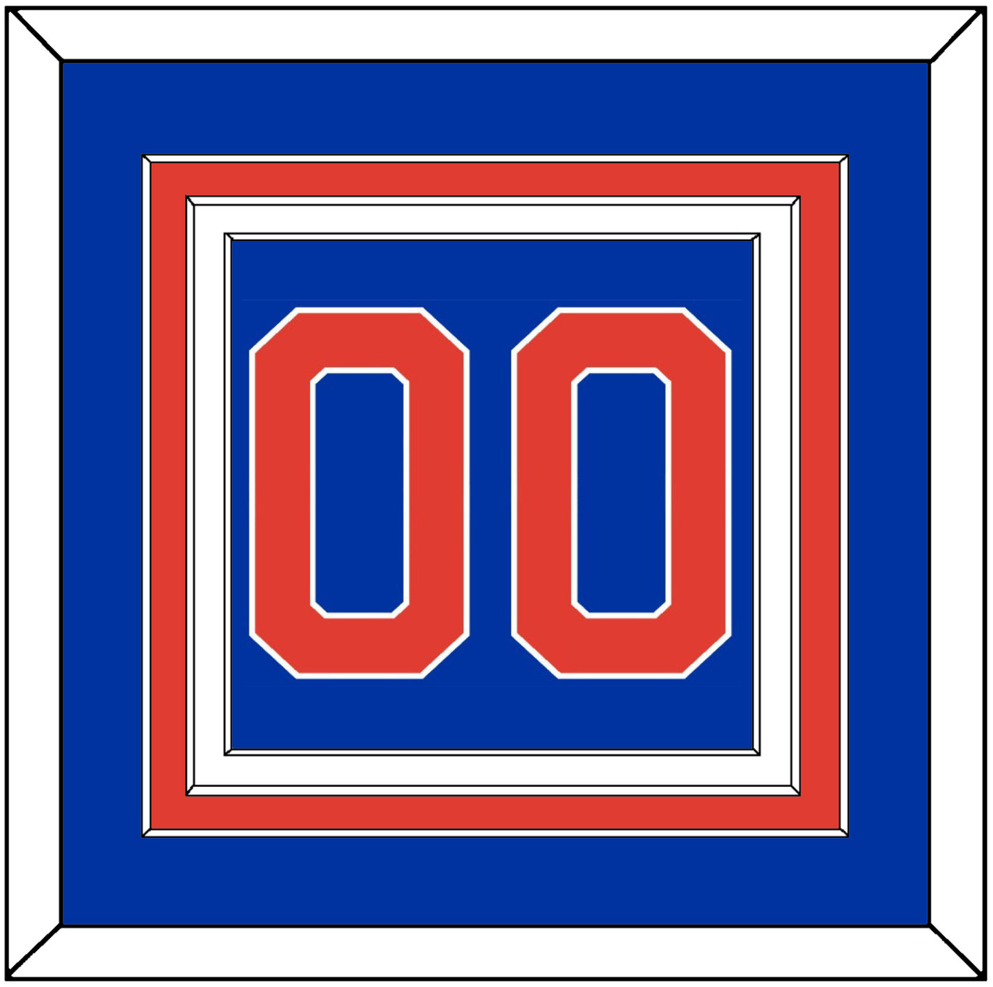 New York Number (Back) - Road Blue (1972-1973) - Premier Tier 2