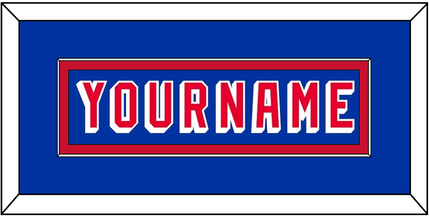 New York Nameplate - Road Blue (1978-1990) - Essential Tier 2