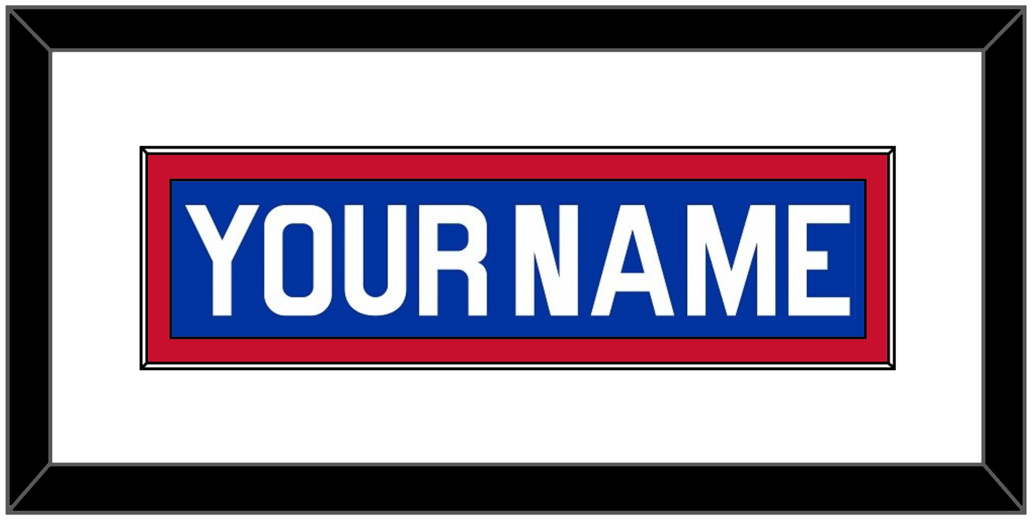 New York Nameplate - Road Blue (1977-1978) - Essential Tier 1