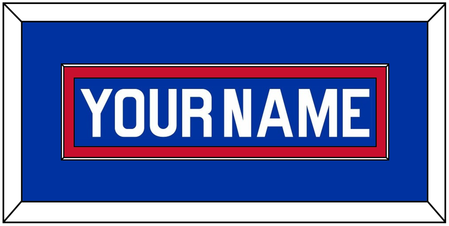 New York Nameplate - Road Blue (1977-1978) - Essential Tier 2