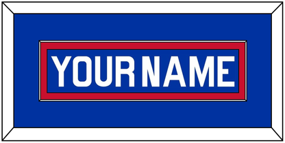 New York Nameplate - Road Blue (1977-1978) - Essential Tier 2