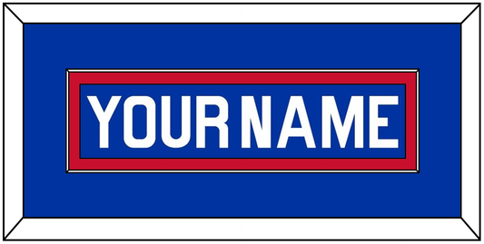 New York Nameplate - Road Blue (1977-1978) - Essential Tier 2