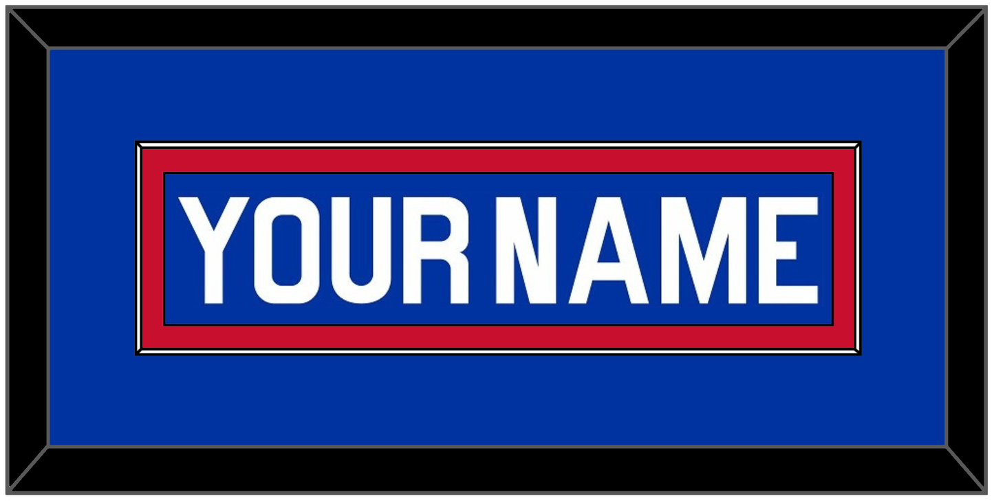 New York Nameplate - Road Blue (1977-1978) - Essential Tier 2